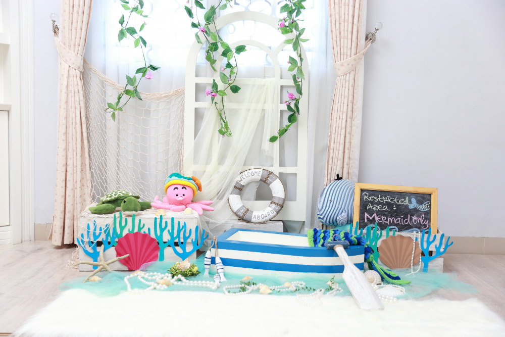Dive into the fun with a mermaid-themed birthday party! This Under the Sea Wonderland Baby Shower Ideas