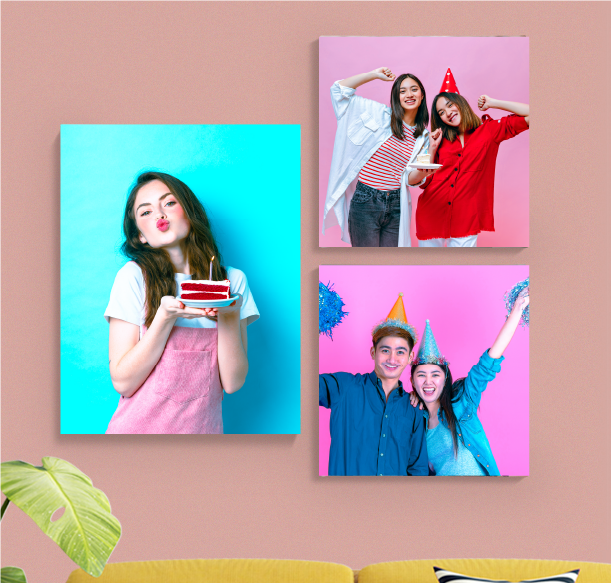 Wedding and birthday canvas photo wall prints in Doha, Qatar – custom home décor gift ideas
